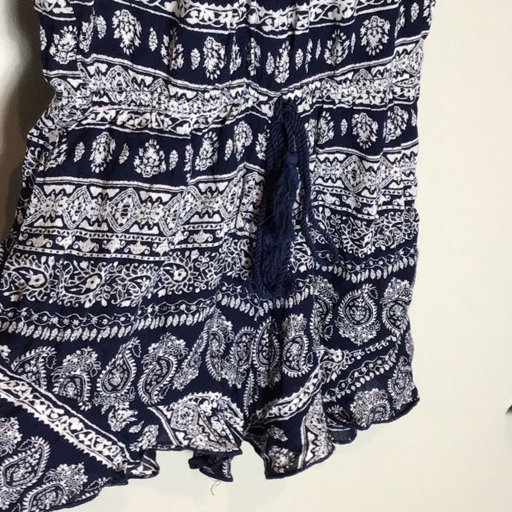 Band of Gypsies > Paisley Blue Romper Small - Picture 4 of 6